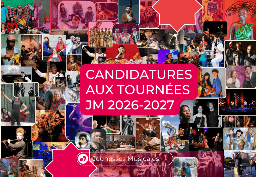 Appel à candidatures – Tournées JM 2026-2027