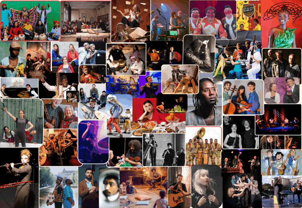 Photos des artistes de la tournée Jeunesses Musicales 2025-2026