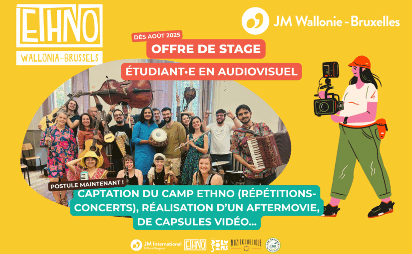 Stage audiovisuel – Vidéaste camp musical international